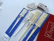 4 x Hairdressing Double Sided Hair Styling Razor Thinning Comb/Shaper+10Blades