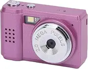 Retro 1080P Digital Camera with 2MP & Color Screen, Type-C Rechargeable Travel Camera, Compact Vlogging Camera for Campus Life Recording