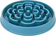 Barkley & Bella Dog Slow Chow Feeder Teal Large, 33cm - Healthy Eating Pet Interactive Feeder, Anti-Choking, Non-Skid, 100% BPA, PVC, Phthalate-Free, Dishwasher-Safe, Microwave Safe