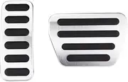 CHPGKGVNVT Car Pedals for Land Rover Range Rover L405 2012~2021 Discovery 5 2017-2021 Gas Accelerator Brake Pedal Cover Pads Accessories Pedals(at Without Rest)