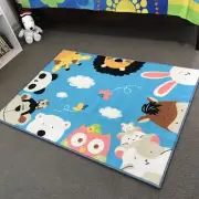 Kids Rugs Play Mats Cartoon 100% polyester 140x100cm Non-slide Best Rugs