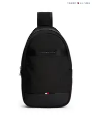 Tommy Hilfiger Black Travel Sling Bag (H52358) | $231