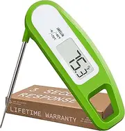 [Lavatools] PT12 Javelin Digital Instant Read Meat Thermometer for Kitchen, Food Cooking, Grill, BBQ, Smoker, Candy, Home Brewing, Coffee, and Oil Deep Frying (Wasabi)