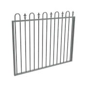 ProtectorAl 1201 - 1500 x 1200mm Monument Aluminium Garden Gate Loop & Spear