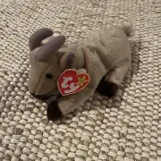 Ty Beanie Baby "Goatee" Rare Retired with Date Errors. Mint (A)
