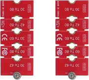 2 Pack M2 NVME SSD Hard Drives 2230 to 2242 2260 2280 Extension Board Bracket, NVME M.2 SSD Hard Drives 2242 to 2260 2280 Extension Card Adapter Converter Red