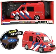 CARS&TRUCKS 23415C Fire Departm Bus (NL) Friction + L-S No Aplica Tow Toy, Multi-Coloured