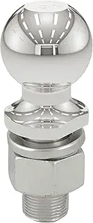 CURT 40055 Stainless Steel Trailer Hitch Ball, 15,000 lbs, 2-5/16-Inch Diameter, 1-1/4 x 2-5/8-Inch Shank