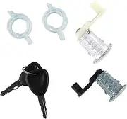 Car Door Lock Cylinder 7701468981 Replacement Smooth Control with 2 Key for Megane CLIO Thalia