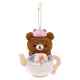 【San-X】拉拉熊 懶懶熊 午茶時光系列 絨毛娃娃吊飾 茶小熊(Rilakkuma)