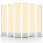 Under Cabinet Lights, 32 LED Rechargeable Motion Sensor Light Indoor, 6 Pack ...