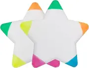LimCryspp 2-Piece Pentagram Highlighter, Multi-Color Children's Star Shaped Highlighter, Fun Highlighter, School Stationery, Illustrated Study Work Pen, Painting