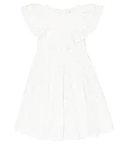 [Paade Mode] Paade Mode Broderie anglaise cotton dress Y 10 white