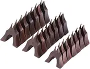 Perfeclan 21 Pieces Wooden Guzheng Bridges Practical Bridges Instrument Parts Installation Accessories Replacement String Supports