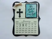 BE STILL AND KNOW I AM GOD PSALM 16:10 MINI 2026 MAGNETIC CALENDAR MONTHLY PAGES