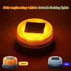 Solar Strobe Warning Safety Flashing Light Ceiling Strobe Light Magnetic Base