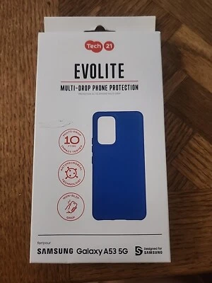 Tech21 EvoLite Series Gel Case for Samsung Galaxy A53 5G - Blue