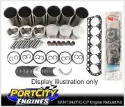 Engine Rebuild Kit w/Liners Nissan Patrol GU Y61 TD42T I/C 4.2L Coated Pistons