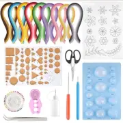 Quilling Kits 45 Colors 900 Strips Quilling Art DIY Craft with Tools for W1J4