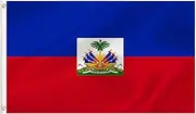 LARGE Haitian Flag, 3x5Ft Haiti Flags Banner For Indoor Outdoor Decoration of Canada Yards.Parade Or Express Mood