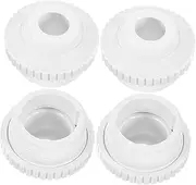 4pcs Pool Massage Spa Stream Fitting Spa Accessories Pool Accessories Stream Return Jet Fitting Pool Massage Nozzle Pool Return Jet Swimming Pool Outlet Nozzle Inlet Spa Jet
