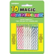 Birthday Candles Spiral - Magic Relight