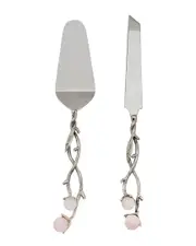 Godinger Hyaline Pink Cake Server Set