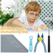 Building Block Tool Kit Include Brick Separator Multi-Use Hammer Auxiliary-·'