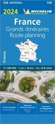 France Route Planning 2024 - Michelin National Map 726: Map by Michelin