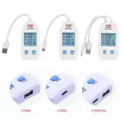 LCD USB Charger Volt Amp Meter Power Capacity Tester Charging Detector New