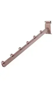 Set of 24 Wire Grid Slat Gridwall 6 Ball Waterfall Faceout Square Rose Gold