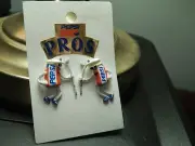 Pepsi Cola *Pros* Anthropomorphic Golfing Soda Pop Can (Earrings) Vtg_Ltd Promo