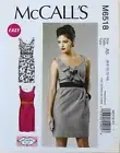 McCalls 6518 Phoebe Couture Misses Easy Dresses Sewing Pattern Sz 6-14