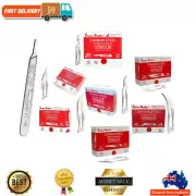 Surgical Scalpel Blades Sterile Red Box (Swann-Morton) - (100Pcs/Box)