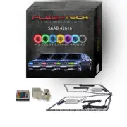 RGB Angel Eye LED Halo kit with IR Remote for 1999-2003 Saab 9/3/2016 Headlights (for: Saab)