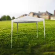 3x3m White PE Easy Up Outdoor Party Market Gazebo Marquee Canopy Tent