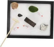 KICHOUSE 1Set Decorative Zen Sandbox Table Adornment for Home Office Micro Landscape Ornament for Meditation and Relaxation