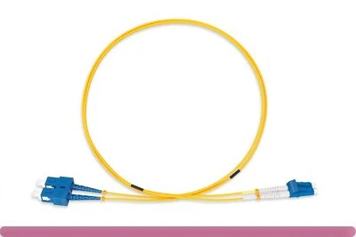 OS2 Short Boot 9/125 LC/SC UPC Duplex SingleMode Fiber Optic Cable 20M 65 Feet