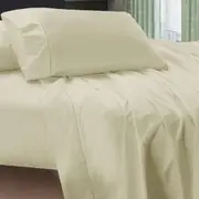 400TC Egyptian Cotton Sheet Set Cream