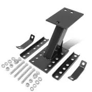 Black Powder-Coated 100 Lbs Rear Spare Tire Carrier Tire Mount w/3" X 5" Tongues
