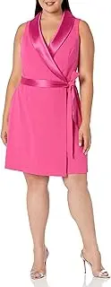 [Adrianna Papell] Women's Crepe Tuxedo Dress
