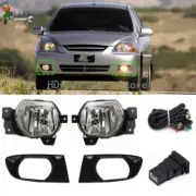 2002-2006 For Kia Rio RS w/Wiring Switch Front Bumper foglamp cover Fog Light