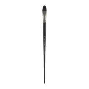 Black Swan Synthetic Red Sable Long Handle Brush-Oil & Acrylic Filbert #18