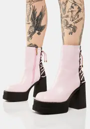 [SIMMI] Ahariah Lace-Up Platform Boots