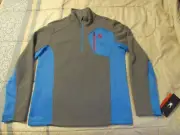 SPYDER MENS PULLOVER SIZE LARGE Outbound Mid Weight 1/2 Zip New With Tags