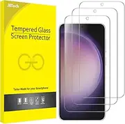 [JETech] Screen Protector for Samsung Galaxy S23+ / S23 Plus 5G 6.6-Inch, Tempered Glass Film, Fingerprint ID Compatible, HD Clear, 3-Pack