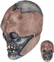 [Generic] Skull Face Cover | Adult Party Costume Horror Face Props - Scary Props for Halloween, Realistic, Scary Halloween Cosplay Face Cover, Horror Skull Face Cover for Parties