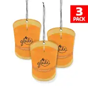 Glade Car Air Freshener 3-PK Candle Design Glade Air Freshener, Pure Vanilla Joy