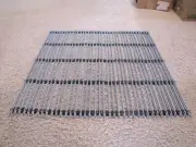 Thirteen Pieces of O Scale Gauge, Black Ties, Tubular 30-inch Straight Track.