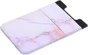 LIFKICH Phone Back Card Holder Adhesive Wallet Sleeve for Multiple Cards Sticky Cell Phone Pocket for Credit Cards Id More Vintage Floral Design